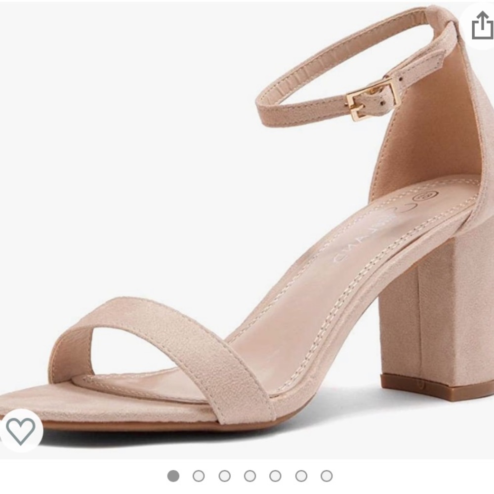 Shoe Land Madeline Women's Ankle Strap Heel